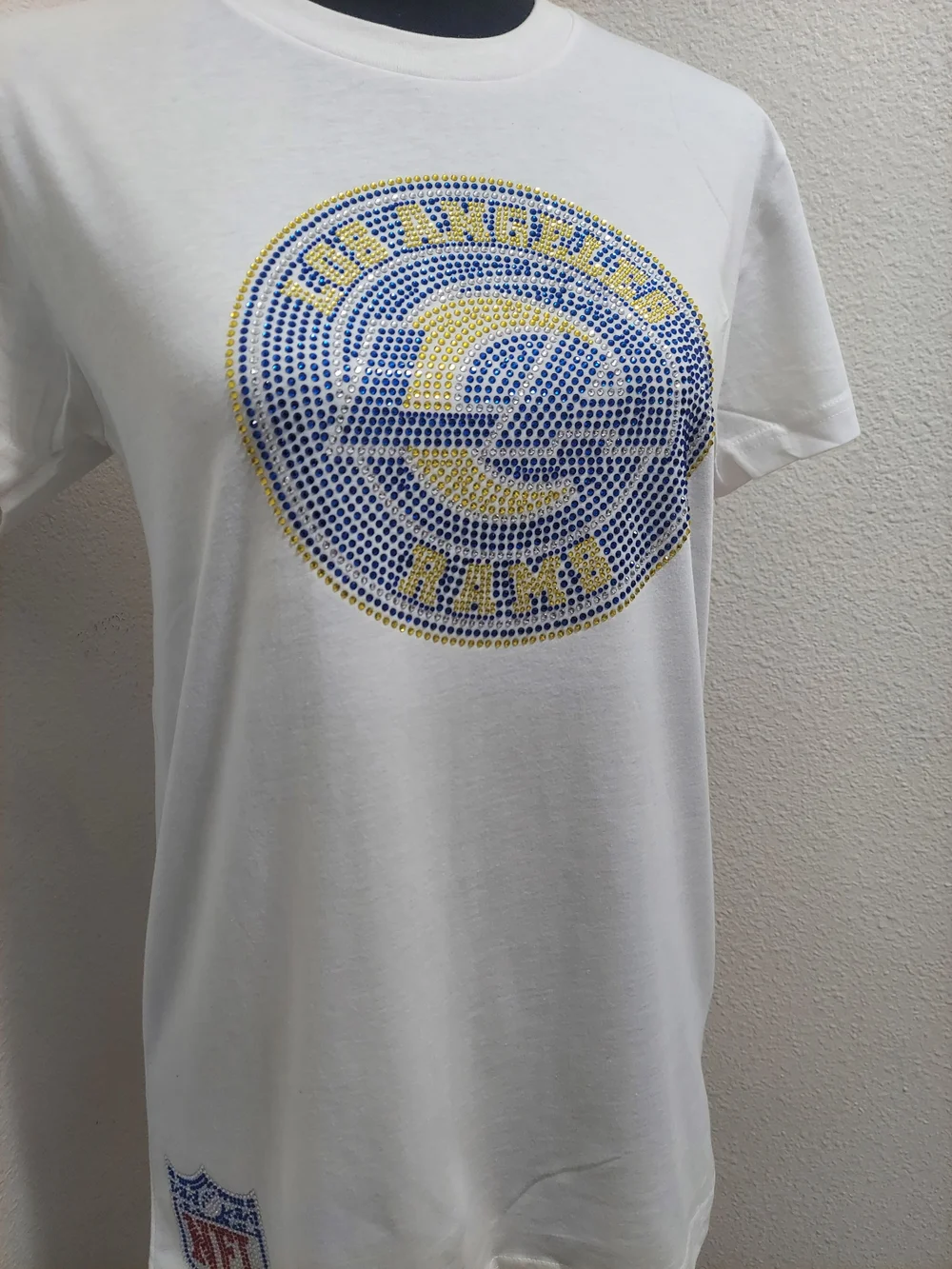 Los Angeles Rams Womens Fitted T-shirt - Picture 4 of 7